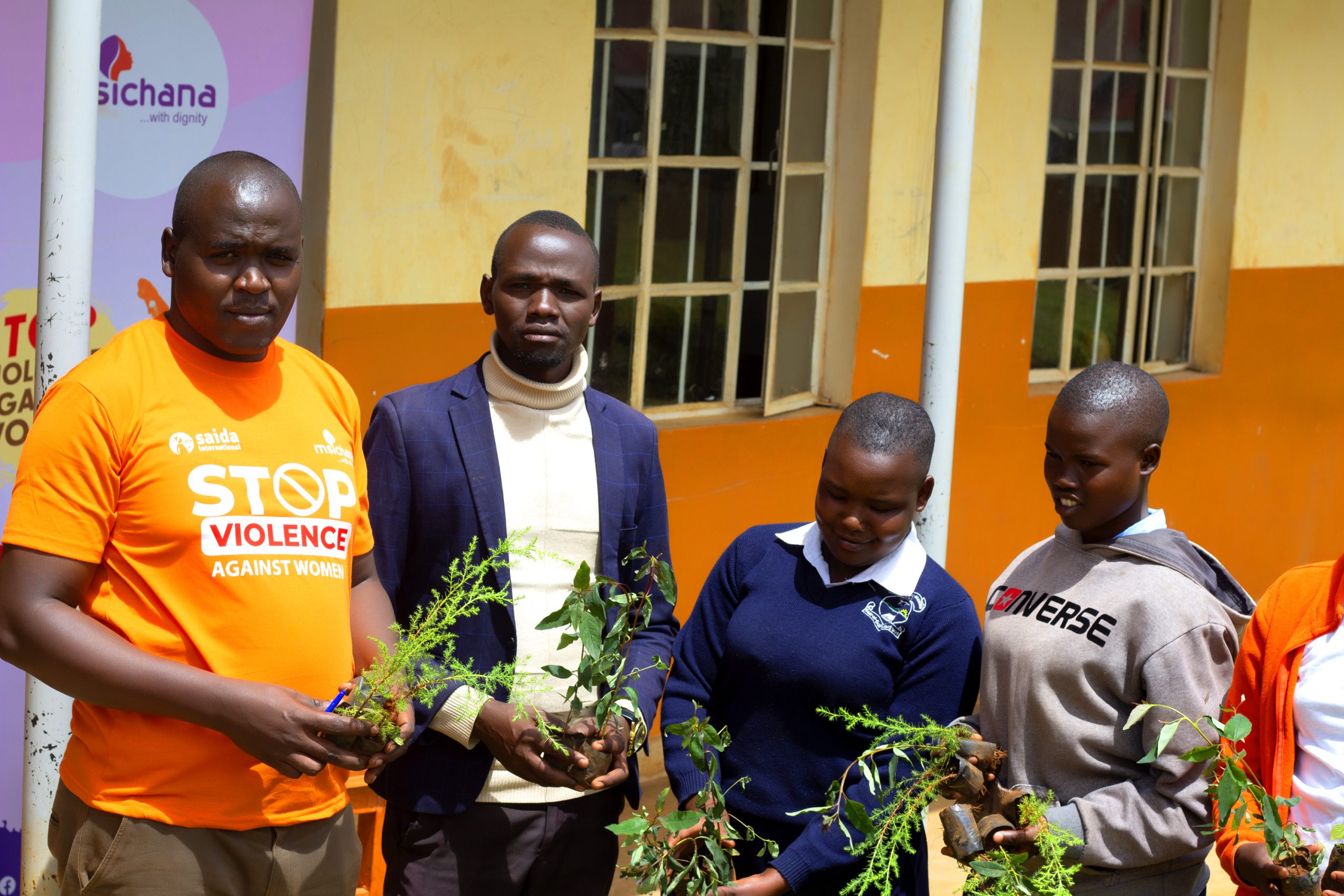 Tree planting session at Kwosir SS