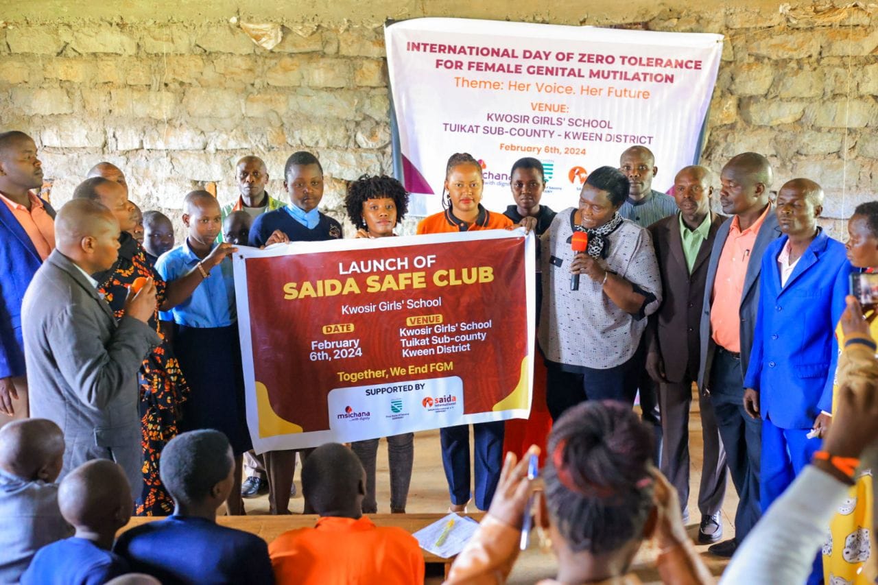 Msichana Uganda launches Saida Safe Club in Kwisor Girls' School on the International Day of Zero Tolerance for FGM
